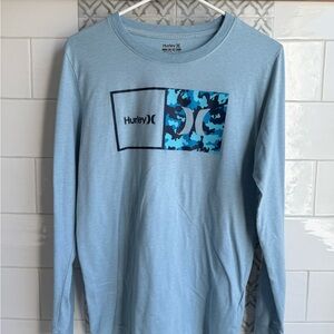 Hurley Sky Blue Crew Neck Shirt